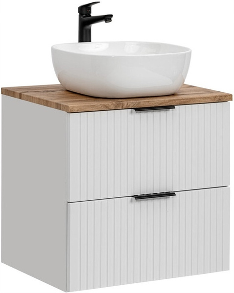 Zestaw szafka z blatem + umywalka 60cm, Meble łazienkowe ADEL CASHMERE