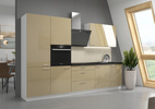 Front do zmywarki LARA ZM 713x446 BIAŁY/CAPPUCCINO POŁYSK