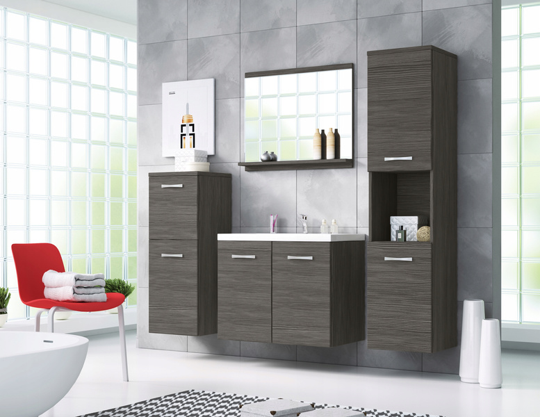 Meble łazienkowe MALO, lustro, umywalka MATERA / KASTANIEN BRESLAW