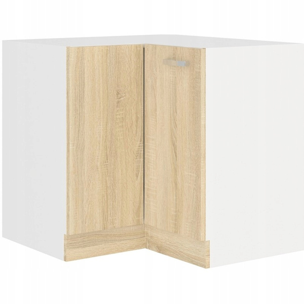 Szafka kuchenna dolna narożna SARA 89x89 DN 1F BB DĄB SONOMA/BIAŁY