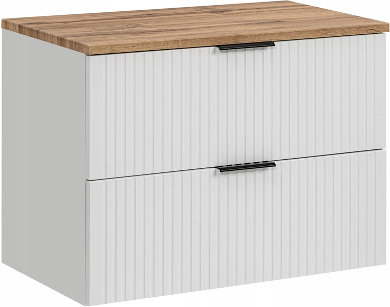 Zestaw szafki z blatem 80cm, Meble łazienkowe ADEL CASHMERE