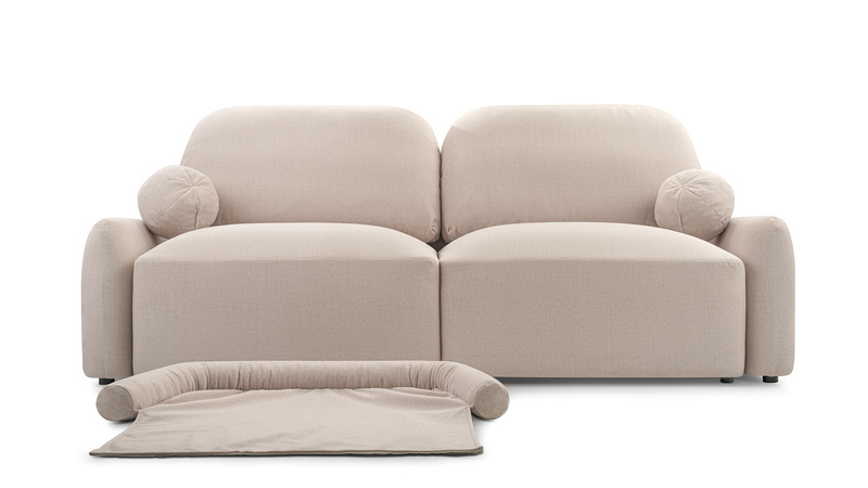 Kanapa Rozkładana, Sofa z funkcją spania SEVILLA 232 cm, Pokrowiec