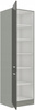 Szafka kuchenna słupek GREY 60 DK-210 2F SZARY POŁYSK / SZARY PLATYNOWY
