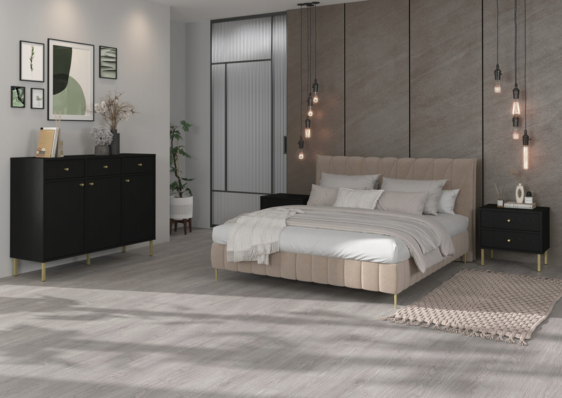 Stolik Nocny 801 TOKYO 2 Czarny Grafit