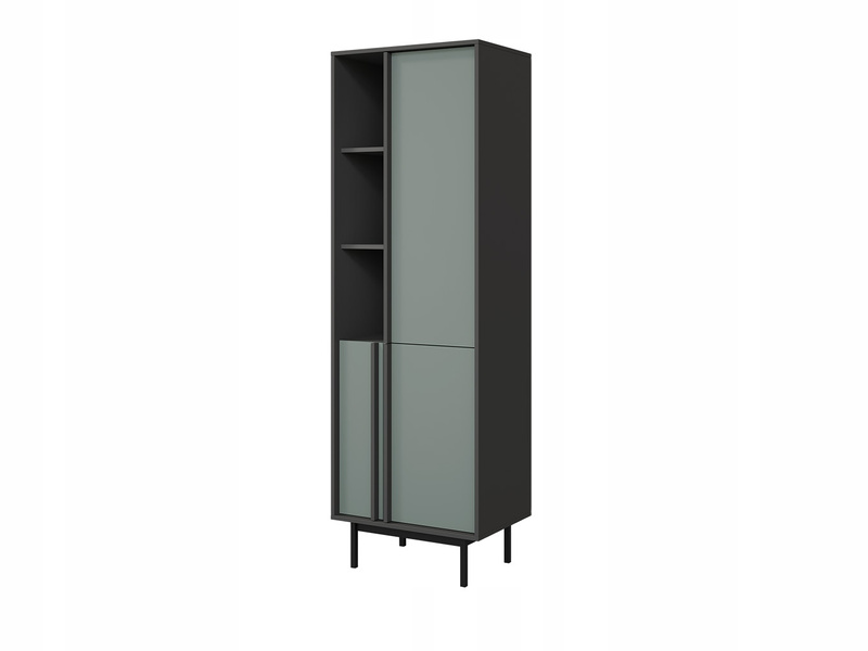 Meble ALSY, Zestaw nr 1, Meble do Salonu ALSY Antracyt / Aloes