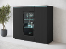 Witryna VERA HIGHBOARD 120 Matera / Biały Połysk