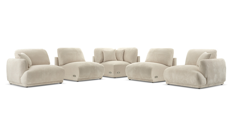 Narożnik CHACCO 285 cm, Narożnik Modułowy, Wygodny, Do Salonu