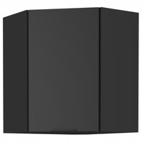 Szafka kuchenna górna narożna SIENA 60x60 GN-72 1F (45°) CZARNY MAT