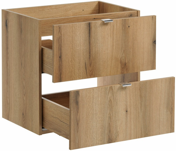 Szafka łazienkowa pod umywalkę 60cm, Meble łazienkowe NOVA Dąb Coast Evoke