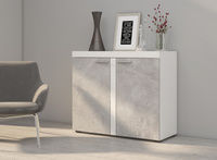 biały/beton