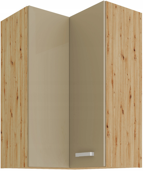 Szafka kuchenna ARTISAN 60x60 GN-90 (90°) 2F CAPPUCCINO POŁYSK/DĄB ARTISAN