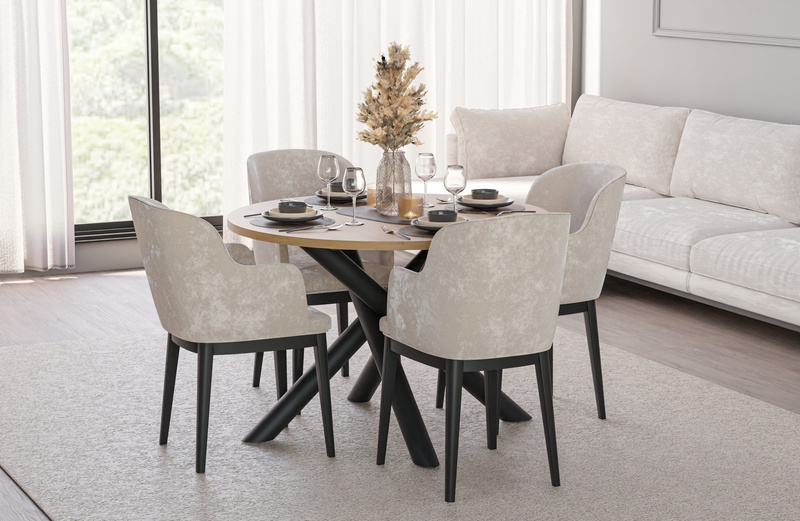 Stół OSLO 110cm Dąb Artisan