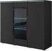 Witryna VERA HIGHBOARD 120 Czarny Grafit