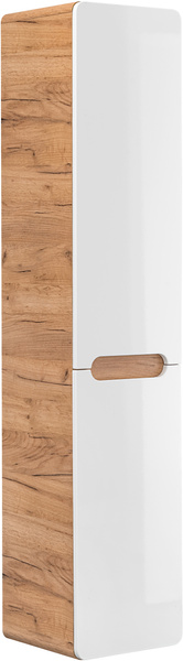 Słupek, Szafka łazienkowa 804 35cm, Meble łazienkowe ARUBA Dąb Craft Złoty
