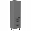 Szafka kuchenna NESSA 60 DKS-215 3S 1F ANTRACYT