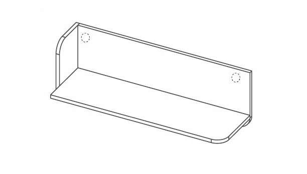 Półka wisząca YUKI 14, Półka 90cm, Meble Młodzieżowe YUKI
