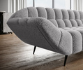Nowoczesna Sofa GAPPA 2 200 cm, Wysokoelastyczna Pianka, Sprężyny
