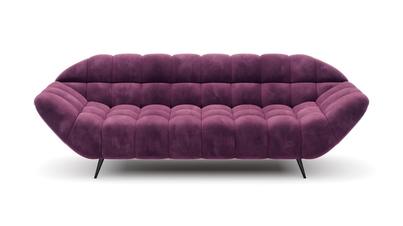 Nowoczesna Sofa GAPPA 2 200 cm, Wysokoelastyczna Pianka, Sprężyny