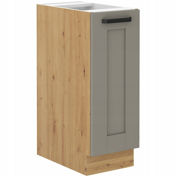 Szafka kuchenna dolna LUNA 30 D CARGO BB CLAY GREY / DĄB ARTISAN