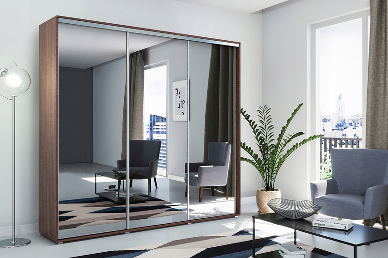 Szafa przesuwna A31 250 / 245 / 62 duże lustro, różne kolory i rozmiary