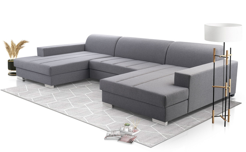 Narożnik z funkcją spania MISTRAL U 354 cm, Rogówka, Rozkładany