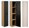 Meble łazienkowe OCEAN BLACK 120, Umywalka nablatowa, Dąb/Czarny, 2 KOLORY