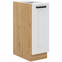 Szafka kuchenna dolna LUNA 30 D CARGO BB BIAŁY MAT/DĄB ARTISAN