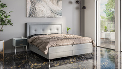 Łóżko Tapicerowane Kontynentalne HUGO 160x200 cm