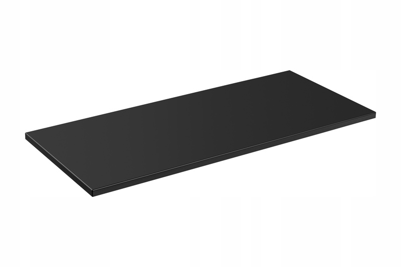 Meble łazienkowe SANTA FE BLACK 120, 2xUmywalka, Lustro, 2xLampa LED