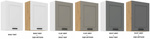 Szafka kuchenna górna LUNA 60 G-72 1F CLAY GREY / BIAŁY MAT