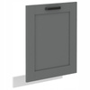 Front do zmywarki LUNA ZM 713 x 596 DUSTGREY / BIAŁY MAT