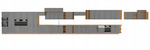Front do zmywarki STILO ZM 570x446 DUSTGREY/DĄB ARTISAN
