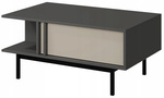Stolik kawowy, Ława ALSY 12, Meble Pokojowe ALSY Antracyt / Dąb Olejowany