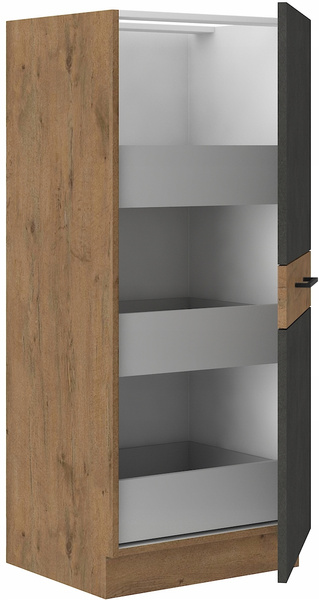 Szafka kuchenna VIGO 50 DK-145 1F (3S) BB DARK WOOD / DĄB LANCELOT