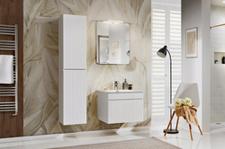 Meble łazienkowe ICONIC WHITE 60, Umywalka, Lustro, LED, 3 KOLORY