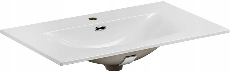 Zestaw meblowy 90cm z umywalką, Meble łazienkowe OCEAN Czarny/Dąb Olejowany