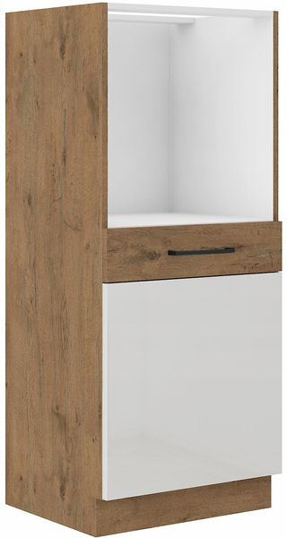 Szafka kuchenna VIGO 60 DP-145 1F BB DARK WOOD / DĄB LANCELOT