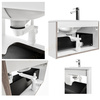Meble łazienkowe XILO 120, Umywalka 120, 2xLustro LED, 2xSyfon, Wotan/Szary