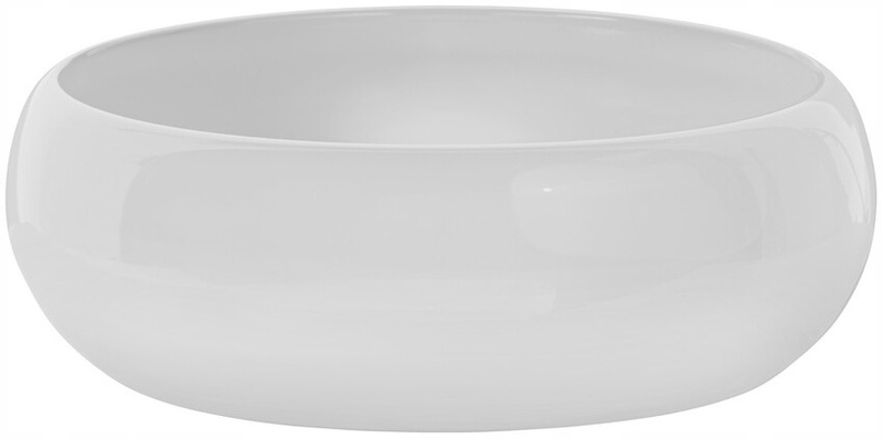 Umywalka nablatowa WIKI 36cm Biały Połysk