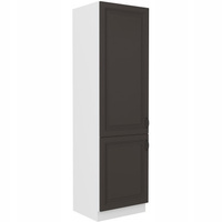 Szafka kuchenna STILO 60 DK-210 2F GRAFIT MAT/BIAŁY MAT
