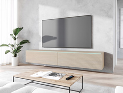 Szafka RTV Lowboard D 180cm DĄB GAJA LAMELE