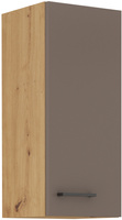 Szafka kuchenna górna, wisząca 30 G-72 1F TRUFFLE GREY, DĄB ARTISAN, Meble Kuchenne BOLONIA
