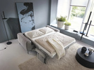 Sofa z funkcją spania GANDI C 227 cm, System włoski, Zagłówki