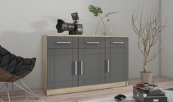 Komoda Paris duża sonoma / grafit