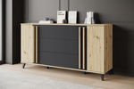 Komoda HELSINKI 150 Czarny Grafit