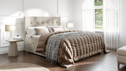 Łóżko Kontynentalne Tapicerowane DENIZ 120x200cm