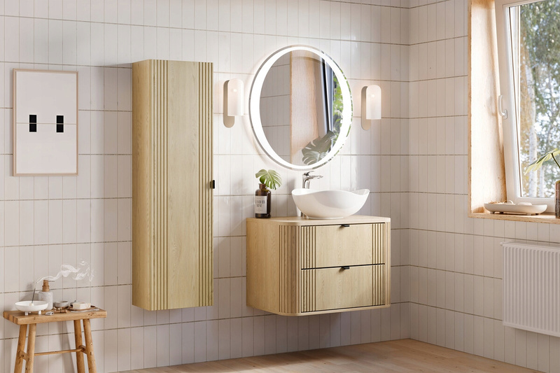Lustro łazienkowe LED bez ramy 80cm, Meble łazienkowe AURELIA