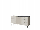 Komoda MARLY 9 160cm, Meble Pokojowe MARLY, KASZMIR / ORZECH