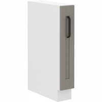 Szafka kuchenna dolna LUNA 15 D CARGO BB CLAY GREY / BIAŁY MAT