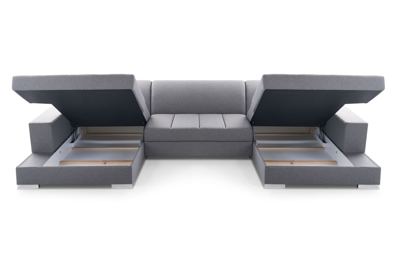 Narożnik z funkcją spania MISTRAL U 354 cm, Rogówka, Rozkładany